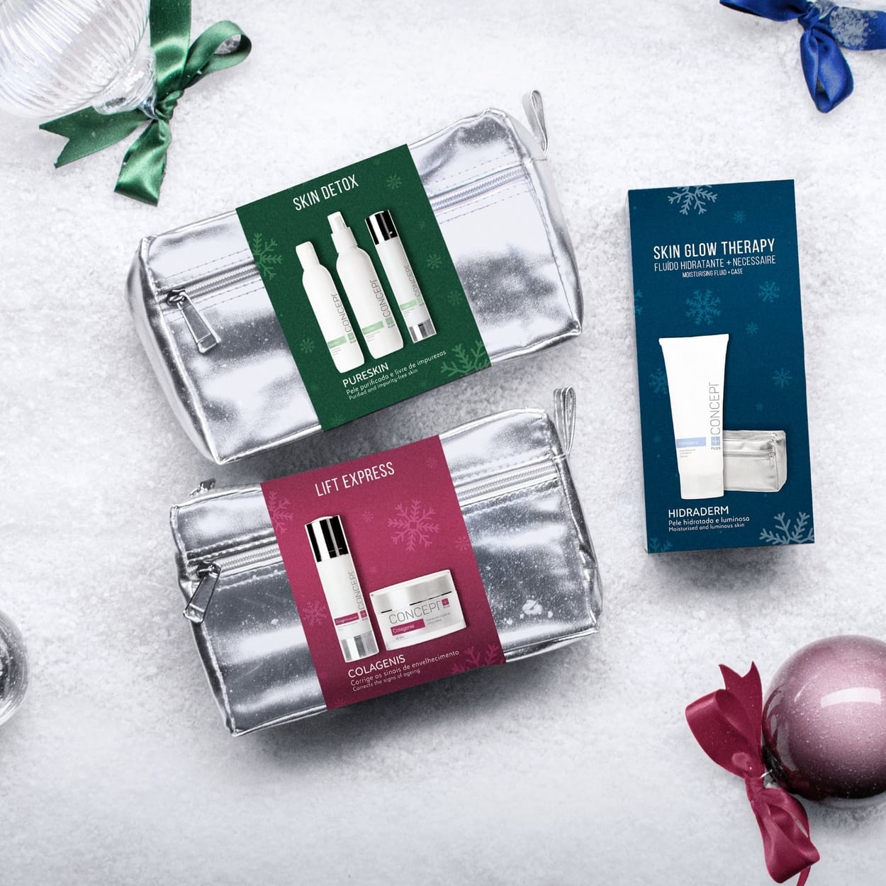 ConceptPlus lança kits exclusivos de skincare para a época natalícia