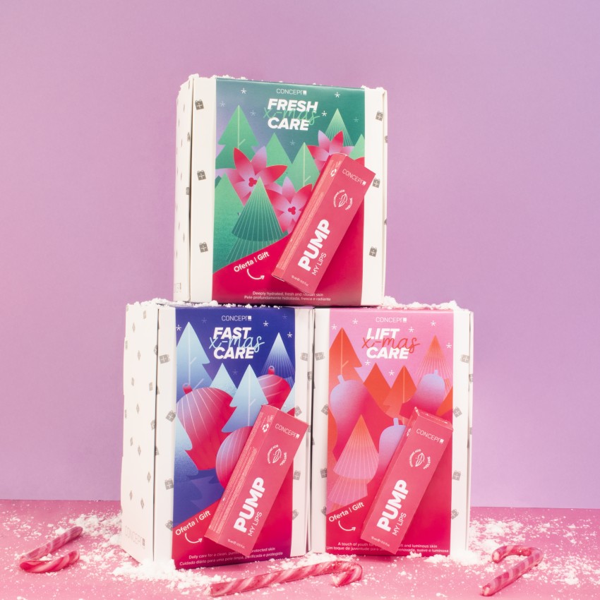 Coffrets de Natal Concept+: Oferece cuidado com excelência